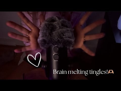 The only brain massage you’ll ever need🫶🏼| brain melting tingles🤍| Mouth sounds💋| No talking ASMR🤫