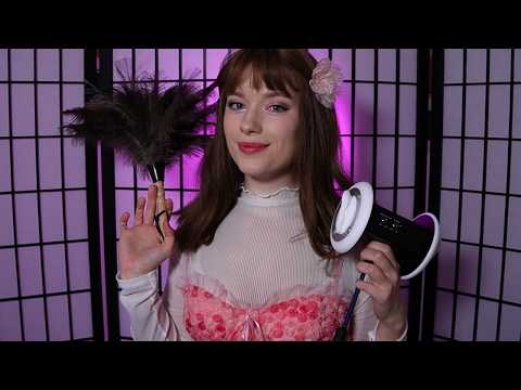 ASMR Tingly Ear Blowing + Shhh, It's Okay + echo effect + negative plucking