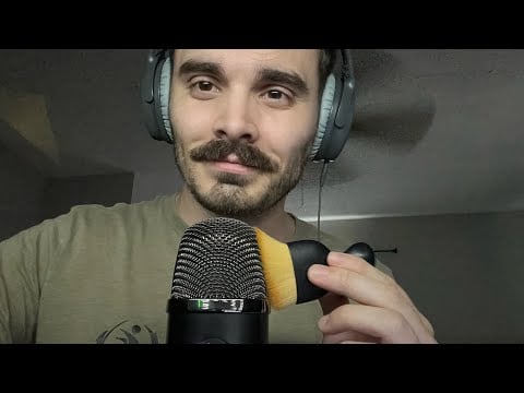 ASMR Brushing Your Ears and Scratching Your Head | Mic Brushing Sounds