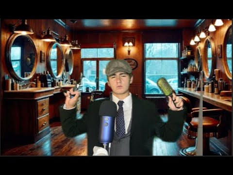 💈🇬🇧 "ASMR British Barbershop – Haircut, Shave & Ear Cleaning | Soft Spoken & Realistic Sounds"