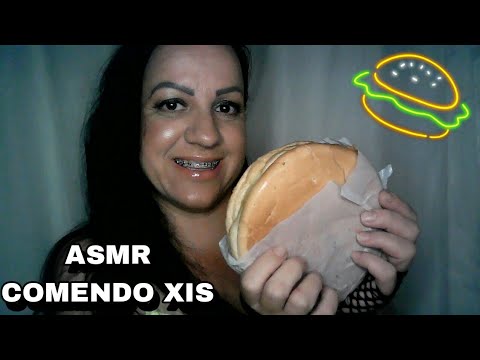 ASMR-MUKBANG COMENDO XIS #asmr #rumo3k #rumo3 #mastigação #mastigação #mukbang #sonsdeboca