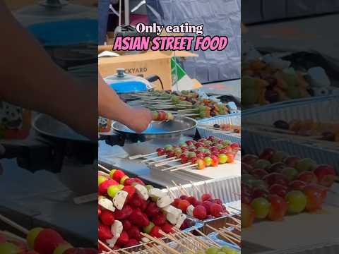 Only eating Asian street food for a full day… #food #eating #mukbang #streetfood #asian
