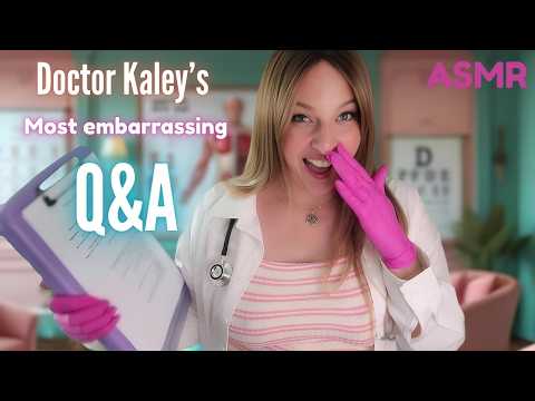 ASMR Doctor Answers Your Most Embarrassing Questions 😬| Awkward Q&A #educational