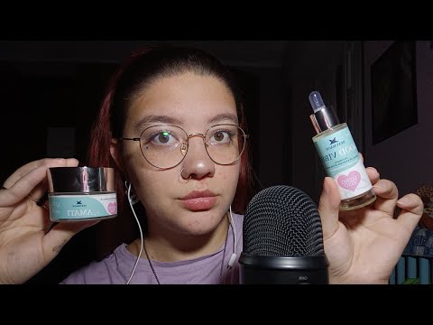 @DesyMagicASMR  BEAUTY & SOULCARE UNBOXING (LID SOUNDS, WHISPERING & TAPPING) 😴😍💜 | ASMR ITA