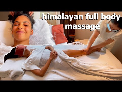 ASMR: The MOST RELAXING HIMALAYAN SALT STONE MASSAGE with Tibetan BOWL!