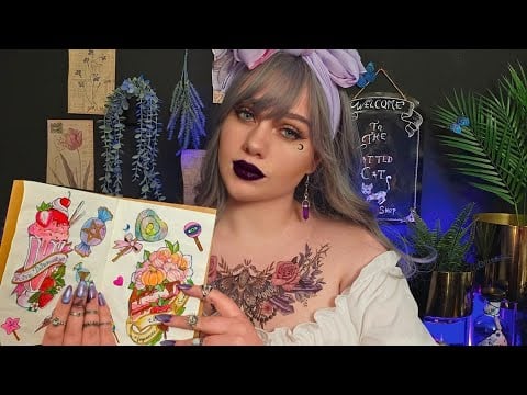 ASMR Giving You A Watercolour Tattoo (Soft Spoken) (Fantasy Roleplay)