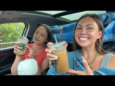 asmr/ iced coffee with US💖😍☕️ 