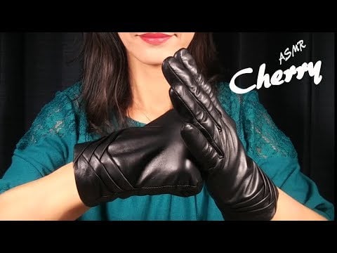 【ASMR】Leather Gloves Intense Powerful Triggers 가죽 장갑 강렬한 트리거 / 黒革手袋の激しく力強い動き