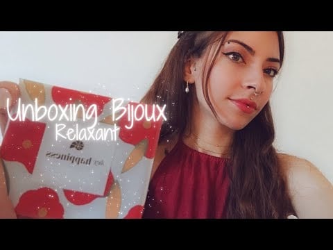 ❣️ASMR FRANCAIS | UNBOXING RELAXANT| BIJOUX HEY HAPINESS | CHUCHOTEMENT PROCHE DU MICRO❣️