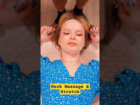Neck Massage & Stretch 😀 | ASMR CHIROPRACTIC Relaxation #asmr #shorts #worldfamouschiropractor #fyp