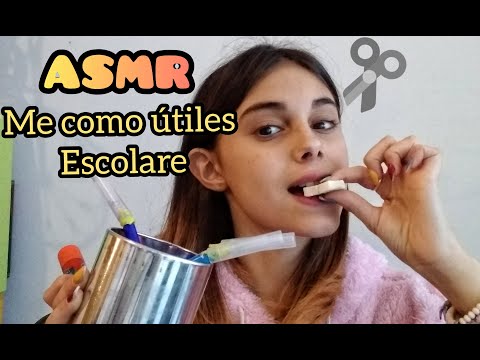 Comiendo útiles escolares (ASMR)/Jaz. P