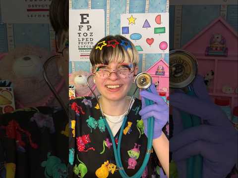 ASMR Your First Doctor Checkup 👩‍⚕️ #asmr #doctor #pediatrics #softspoken #relax #oddlysatisfying