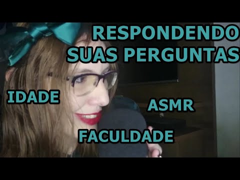 [ASMR] RESPONDENDO OS INSCRITOS