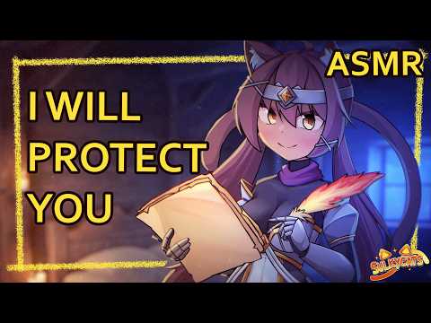 Catgirl Knight Comforts You | ASMR | Personal Attention | [ear cleaning] [writing sounds]