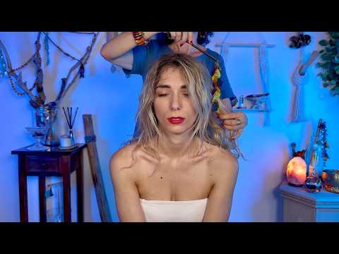 ASMR Persona Reale PULIZIA ENERGETICA | MASSAGGIO COLLO e SPALLE | SCALP TRIGGER MASSAGE