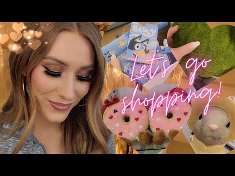 ASMR 💘 *Valentine's Day & Home Decor Shopping!* (whispered voice-over) 🤫