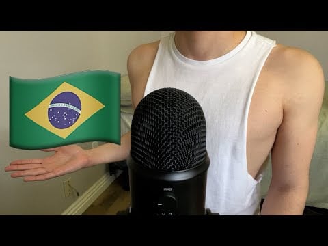 ASMR | My first ASMR video in Portuguese (ASMR em Português)