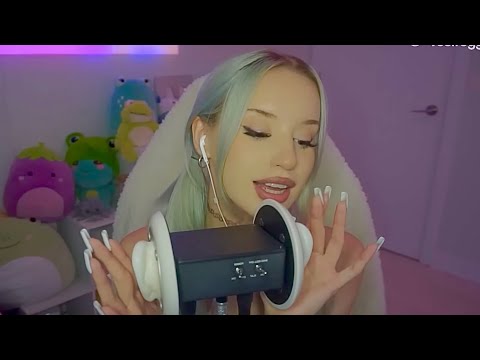 ASMR TAPPING, TOWEL, FLUTTERS + MORE *use headphones*