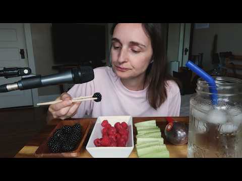 ASMR ~ Eat Hydrating Foods With Me ~ Grab a Snack Yourself ^_^