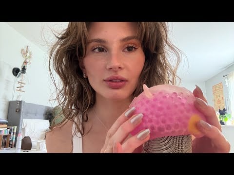 ASMR orbeez on mic + soft spoken 