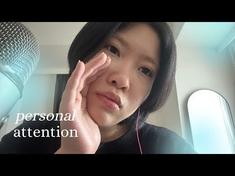 ASMR Close Personal Attention (Invisible scratching, brushing, cupped whispering)