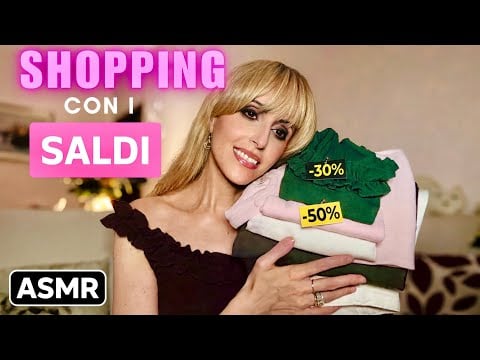 ASMR | ACQUISTI SUPER CARINI 🛍️🏷️ intense Whispering + Fabric Sound