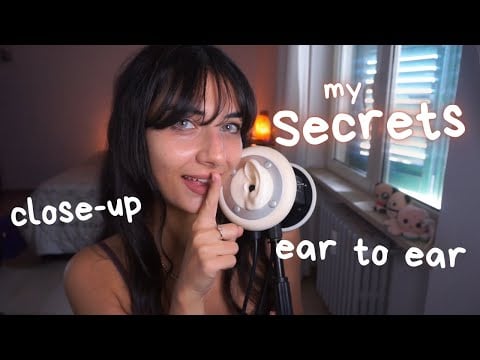 Ti svelo i miei SEGRETI ma... 🤫 in inaudible, unintelligible whispering ASMR ita