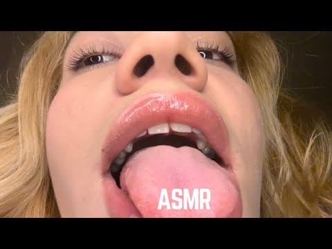 ASMR Lens licking lambendo seu ouvido + spit paiting + tongue tapping 