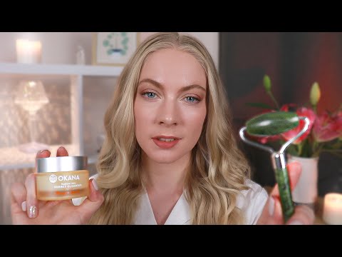 ASMR Skin Care, Spa & Facial Treatment (Skin Exam, Gua Sha Face Massage, Unboxing, Layered Sounds)