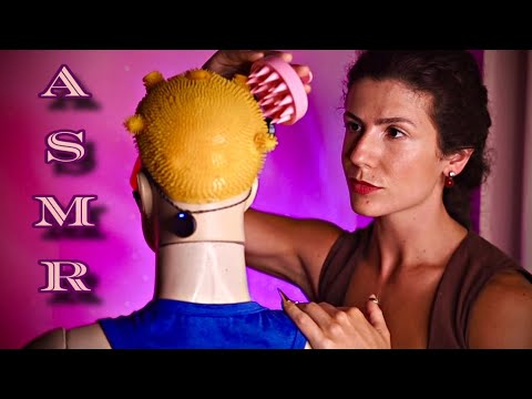 ASMR CABELEIREIRO…MAS SEU CABELO É FEITO DE BORRACHA 