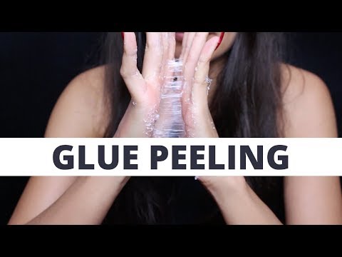 ASMR GLUE PEELING