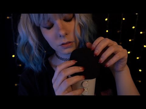 ASMR | clicky "Tk, Sk, Tsk" Slow Mic Scratching & Whispering