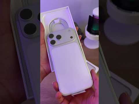 Unboxing iPhone 17 pro max branco
