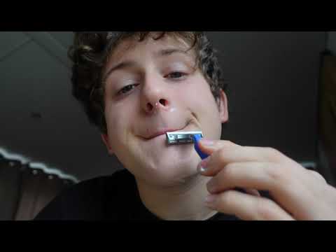 ASMR Mustache Shaving 🪒