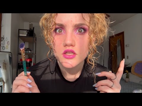 my uber driver tried to KIDNAP me?! ASMR i do ur makeup & tell this crazy story (personal attention)