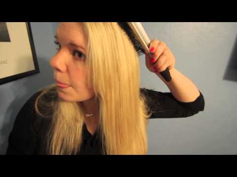 Brushing my hair while whispering. ASMR!