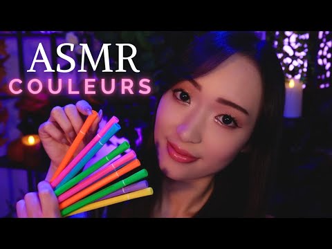 ASMR triggers couleurs 🌈 On pioche une couleur au hasard 🎨