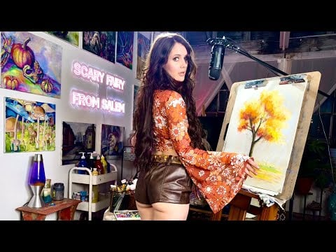 How to Draw a Fall Tree with Pastels ASMR Art Tutorial for Beginners🍂🎨 