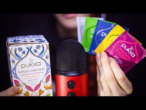 ☕ ASMR - TEA TIME ☕ soft whispering & crinkle sounds