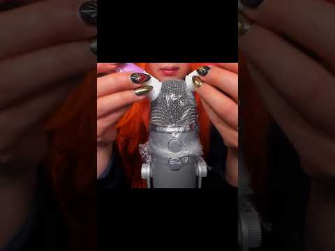 ASMR Glue Sticks on the Mic #asmr #tingles #shorts