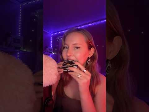 Donut Eating For 400K Subs!🥳 #asmrshorts