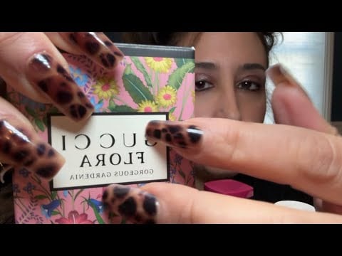Thrifting Perfumes ASMR Roleplay #tapping #unboxing #sensory #triggers #personalattentionasmr 