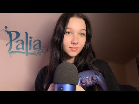 Gaming ASMR| entspannte controller Sounds bei Palia & whispering (german) #asmr