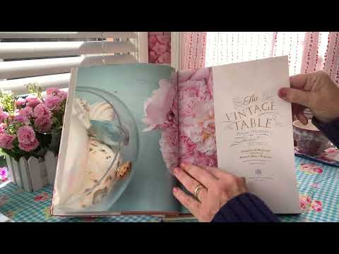 Asmr: Leafing Through Vintage Table Settings Book; Soft Spoken