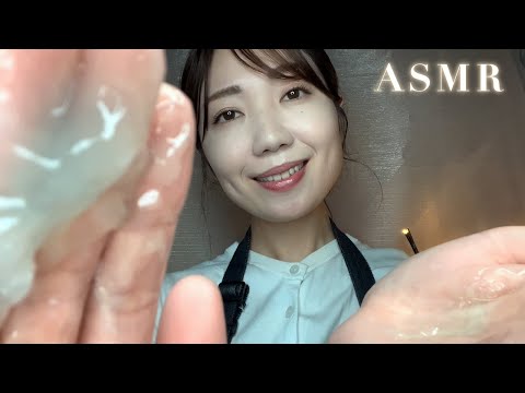 【ASMR】全身の力が抜けていく、心地よいフェイシャルトリートメント。【睡眠導入】（ジェル・オイル・クリームエステ・マッサージ・囁き・地声・カウンセリング・疲労回復・自律神経を整える・瞑想）