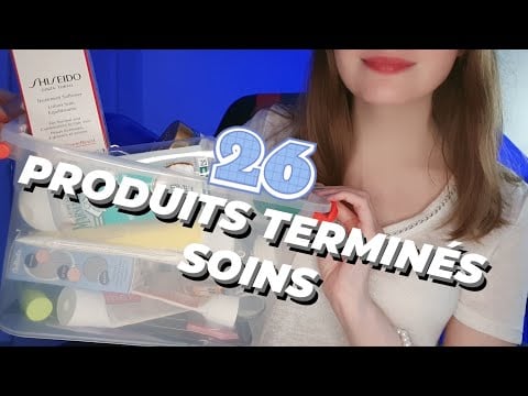 [ASMR] Pleins de Nouveaux Produits de Soins Terminés