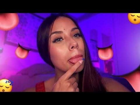 LENS LICKING mais ESPERADO do canal!!! Mouth sounds and tapping 