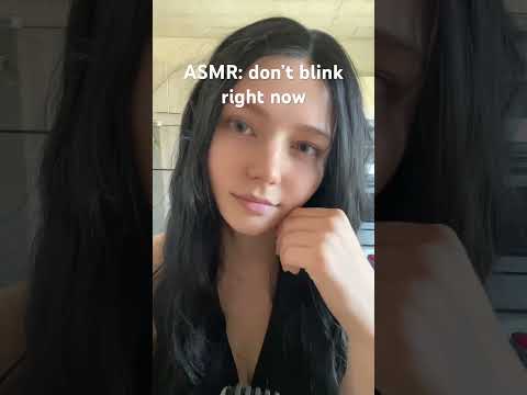 just watch me 🤍#asmr #eyecontact #whisper #softspoken #tingles #girlfriendasmr