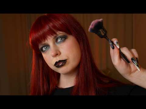 [ASMR] Chewing Gum | Your Alt Classmate Does Your Emo Make Up | Role play