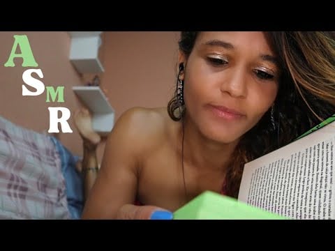 ASMR INAUDÍVEL 📖 Lendo na cama ( você vai SENTIR muito SONO)  TASCAM binaural